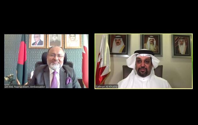 معالي وزير المالية والاقتصاد الوطني يجتمع مع سفير جمهورية بنغلاديش الشعبية 